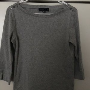 Jones New York Grey top